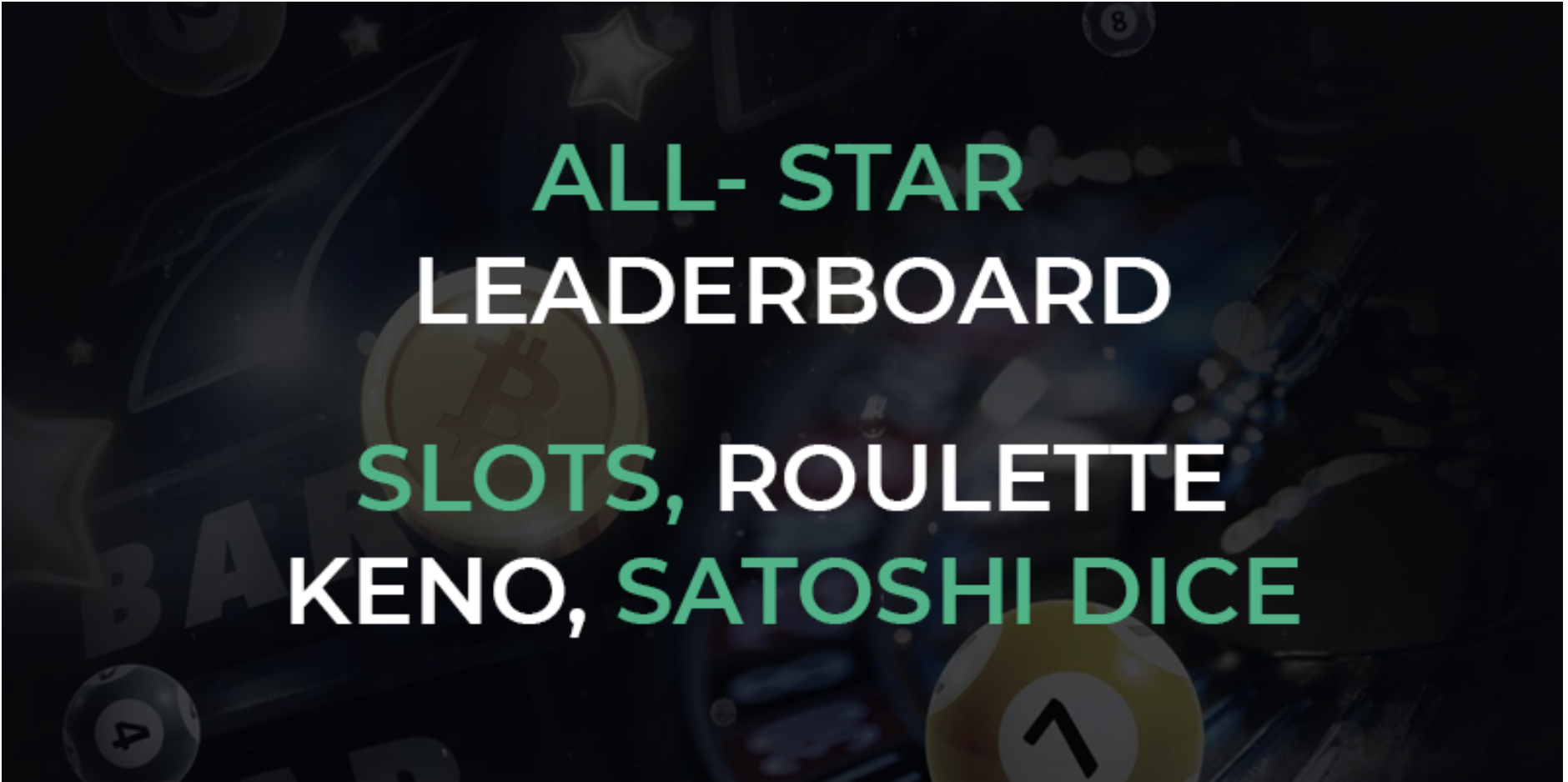 Bitscoins.net Launches Games Stars Leaderboard – Win BTC Every Week