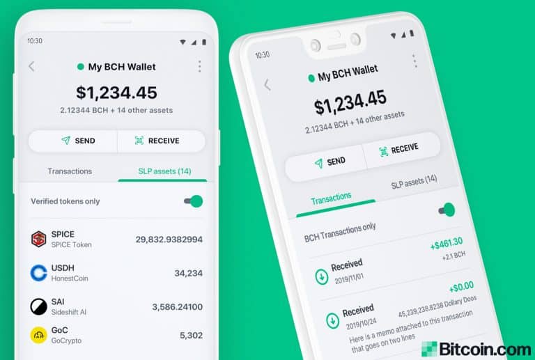 Latest Bitcoin.com Wallet Release Features Live Charts and Price ...