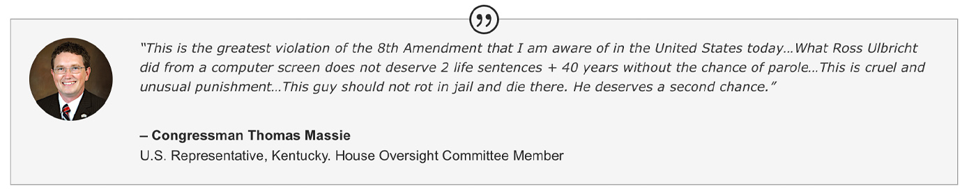 The Ongoing Effort to Free Ross — Ulbricht's Clemency Petition Closes in on Half a Million Signatures